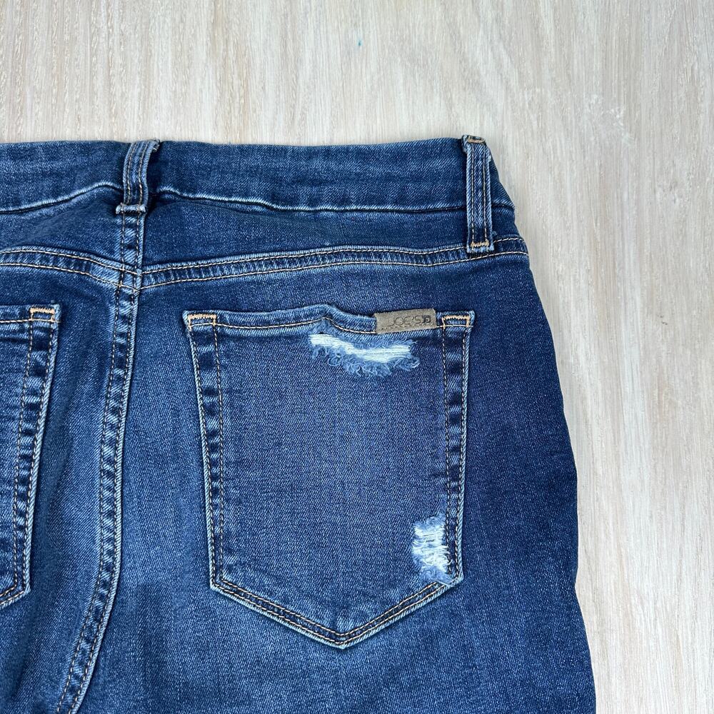 Joe's Jeans Honey High Rise Curvy Skinny Ankle Side Stripe Raina Distressed 29 - Picture 15 of 15